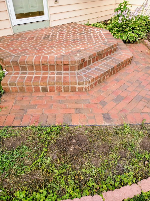 Repaired Brick Step
