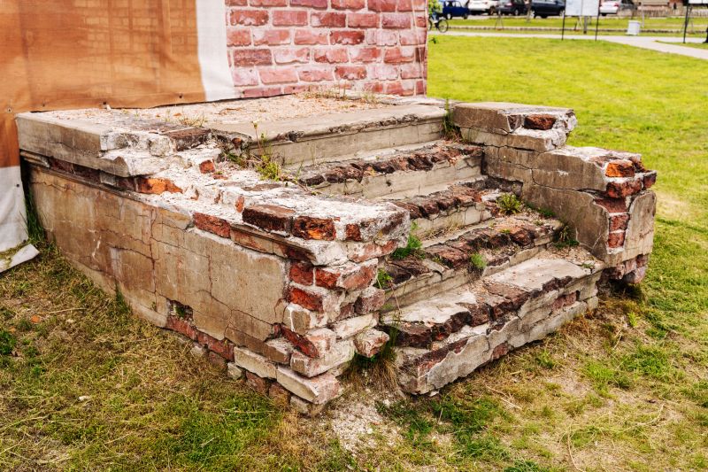 Damaged Brick Steps